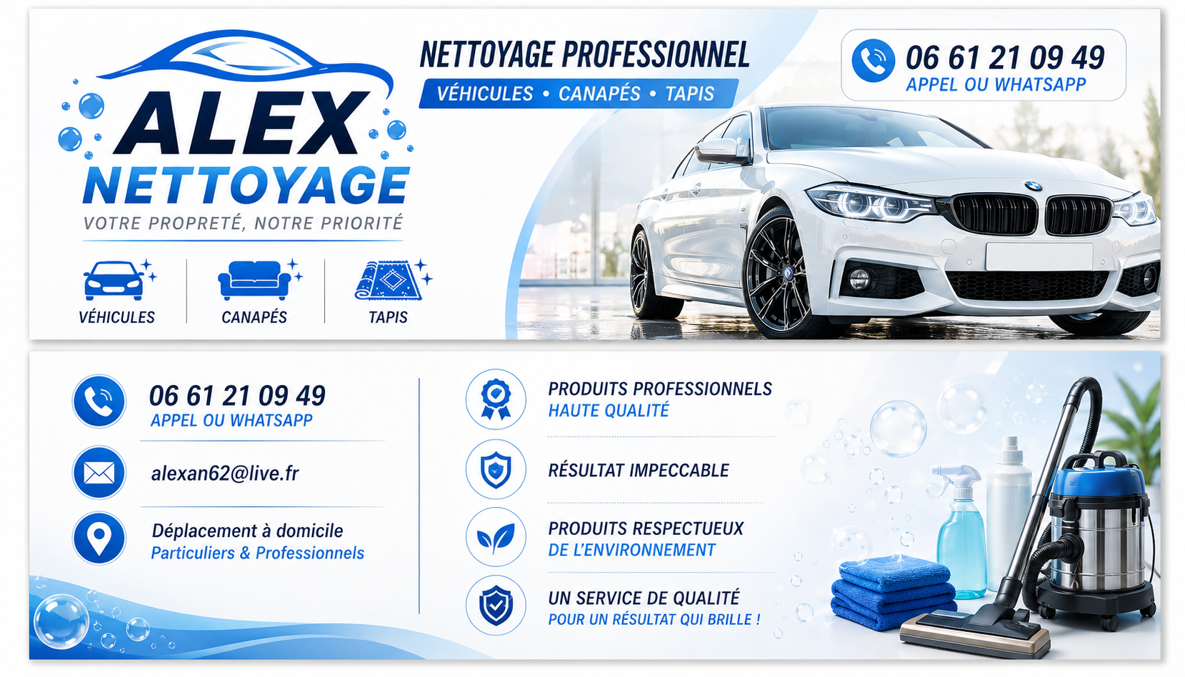 Carte Alex Nettoyage
